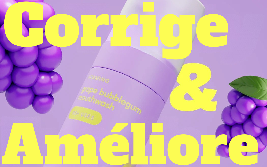 Mousse blanchissante fruitée